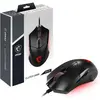 Image de MSI CLUTCH GM08 Gaming Mouse Optical "Capteur optique 4200 DPI, 6 boutons programmables (Filaire), Souris, Noir