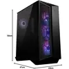 Image de MSI MPG Gungnir 111R (ATX, mATX, Mini-ITX), Boîtier PC, Noir