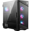Image de Boîtier PC gaming MSI MPG VELOX 100R moyen tour noir ARGB avec panneau latéral verre trempé