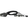 Image de Aten Cs22d, Commutateur KVM, Noir