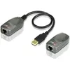 Image de Aten UCE260-AT-G, USB2.0 Cat.5e/6 Extender, Commutateur KVM, Noir, Argent, Gris