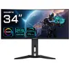 Image de Gigabyte MO34WQC (3440 x 1440 pixels, 34"), Moniteur, Noir