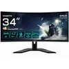 Image de GIGABYTE G34WQCP Moniteur de Jeu Incurvé UWQHD 34" - 3440 x 1440, 1500R, 180Hz, 1ms, 350 cd/m², AMD FreeSync Premium, DisplayHDR 400, HDMI 2.0, DisplayPort 1.4