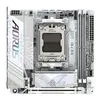 Image de AORUS X870I PRO ICE - Carte-mère - mini ITX - Socket AM5 - AMD X870 Chipset - USB4, USB-C 3.2 Gen2, USB 3.2 Gen 2, USB 3.2 Gen 1 - Wi-Fi 7, 2.5 Gigabit LAN, Bluetooth - carte graphique embarquée (unité centrale requise) - audio HD (8 canaux)