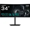 Image de Gigabyte GS34WQCA (3440 x 1440 pixels, 34"), Moniteur, Noir