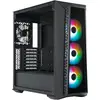 Image de Cooler Master MasterBox 520 avec fenêtre en verre noir (ATX, E-ATX, Mini-ITX, SSI CEB), Boîtier PC, Noir