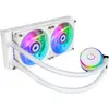 Image de Cooler Master WAK CoolerMaster MasterLiquid PL240 FLUX White(1700/1200/20x, Refroidissement liquide CPU, Blanc