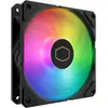 Image de Cooler Master PC-Lüfter SickFlow 120 ARGB Schwarz (120 mm, 1x), Ventilateur PC, Noir, Multicolore