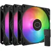 Image de Cooler Master PC-Lüfter SickFlow 120 RGB Schwarz (120 mm, 1x), Ventilateur PC, Multicolore, Noir