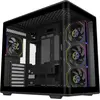Image de Cooler Master Elite 600 ATX Case with 4 Fans, black (ATX, mATX, Mini-DTX, Mini-ITX), Boîtier PC, Transparent, Noir