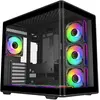 Image de Cooler Master CoolerMaster Geh Elite 600 7fans Black (ATX, mATX, Mini-DTX, Mini-ITX), Boîtier PC, Transparent, Noir