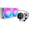 Image de Kit Watercooling Cooler Master MasterLiquid Core Nex Digital 240 ARGB Blanc