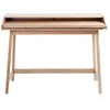 Image de Bureau Design avec Plateau Coulissant "St James" 116cm Chêne