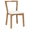 Image de Lot de 2 chaise paris prix interieur non pliable en bois H. 75 cm blanc