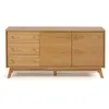 Image de Buffet 3 Tiroirs & 2 Portes "Kensal" 145cm Chêne