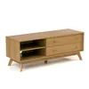 Image de Meuble TV Design "Kensal" 130cm Chêne