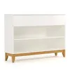 Image de Console 2 Niches & 1 Tiroir "Blanco" 120cm Blanc