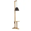 Image de Lampadaire Design avec Table d'Appoint "Floor" 199cm Chêne & Noir
