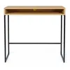 Image de Bureau Design "Frame" 100cm Chêne & Noir