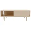 Image de Table Basse Design "Hillen" 125cm Naturel