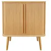 Image de Buffet 2 Portes Design "Rove" 95cm Chêne