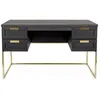 Image de Bureau Design "Pimlico" 130cm Charbon