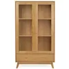 Image de Vitrine Design en Bois "Kensal" 170cm Chêne