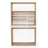 Image de Bureau Secrétaire Design "Loma" 157cm Blanc & Chêne