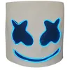 Image de Masque Marshmello Halloween Bal costumé Lumineux - Taille Unique - Bleu