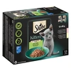 Image de 12 x 85g Sheba Kitten Sheba Kitten Sélection mixte en sauce (saumon; poulet), nourriture humide pour chats