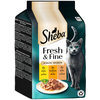 Image de 12x50g Fresh & Fine, poulet dinde et canard en sauce Sheba pâtée pour chat