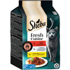 Image de Sheba Fresh Cuisine Taste of Paris 6 x 50 g pour chat - boeuf, poisson blanc et foie de poulet