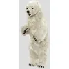 Image de Hansa Peluche Geante Ours Polaire Dresse 100cmH 50cmL
