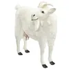 Image de Hansa Peluche Geante Chevre blanche 90 cm H 103 cm L