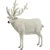 Image de Hansa Peluche Geante Renne Blanc 150 cm H et 140 cm L