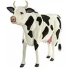 Image de Hansa Peluche Geante Vache Noire et Blanche 92cmH 122cmL