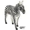 Image de Hansa peluche geante Zèbre 75cmH