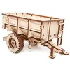 Image de Maquette 3D en bois - Remorque de tracteur 20 cm