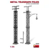 Image de Telegraphenmasten Aus Metall - 1:35e - Miniart