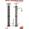 Image de Mini art Poteaux télégraphiques en métal