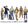 Image de Famous Wwii Pilots Set - 1:32e - Master Box Ltd.