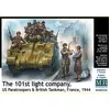 Image de 101th Light Company.us Paratroopers And British Tankmen- 1:35e - Master Box Ltd.