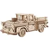 Image de Puzzle 3d Ugears Pick-up Bûcheron en bois