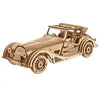 Image de Puzzle 3D Ugears Modèles mécaniques Voiture de sport Rapid Mouse Bois