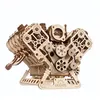Image de Moteur V8   Puzzle 3D en bois