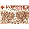 Image de Landsknechts (pikemen), 16th Century - 1:72e - Red Box