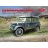 Image de Le.gl.einheitz-pkw Kfz.1 Soft Top,wwii German Light Personnel Car- 1:35e - Icm