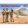 Image de British Pilots In Tropical Uniform(1939-1943)(3 Figures) - 1:32e - Icm