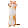Image de Peluche Chat long mignon 110 CM - Orange