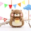 Image de Peluche Marmotte mignonne 25 CM - Marron